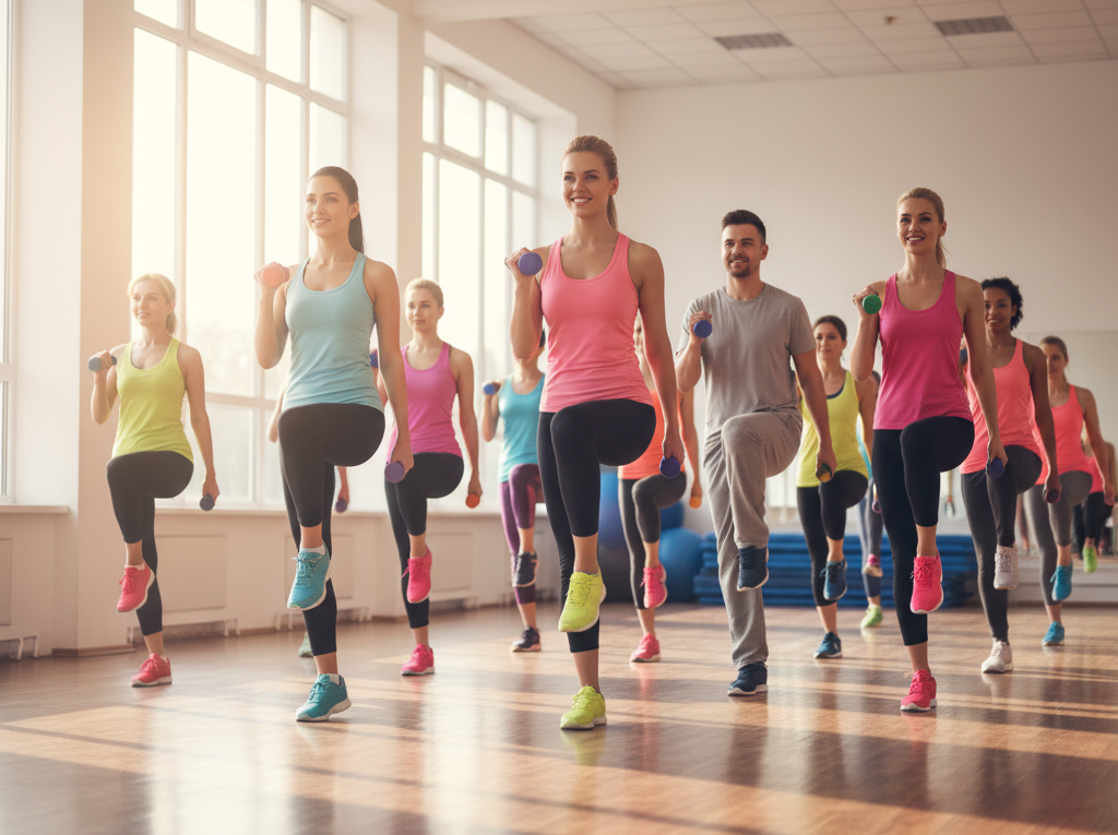 Занятия аэробикой